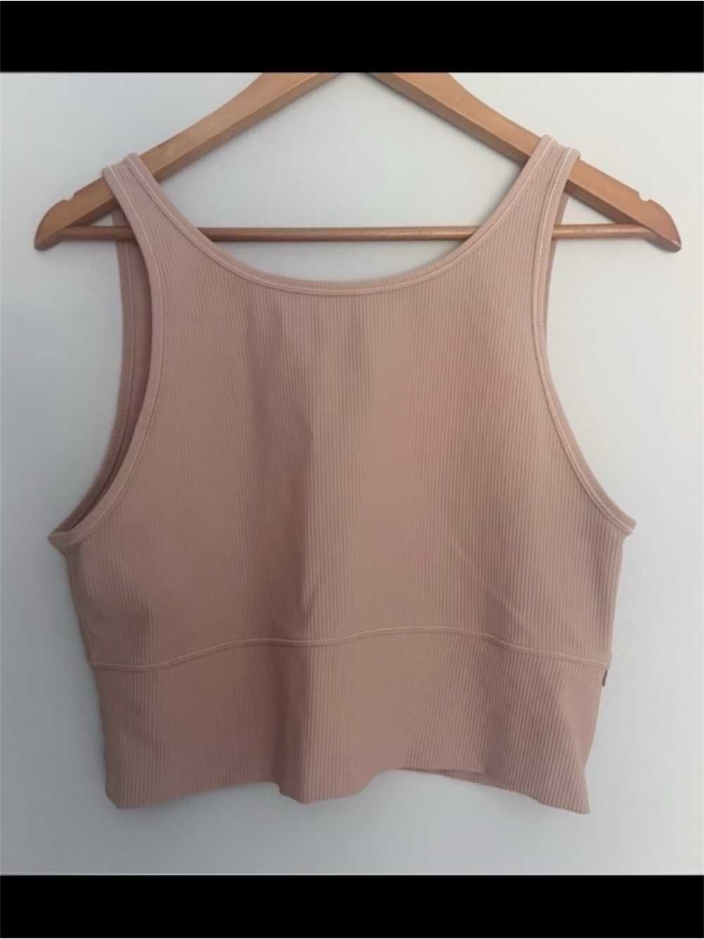 Lululemon Power Pivot Ribbed Tank Top Pink Clay Size 12